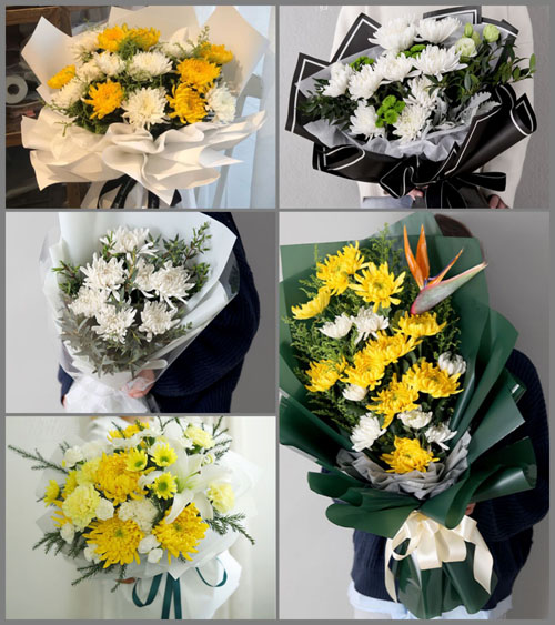 上海奉贤区柘林镇柘林村白事花束代送